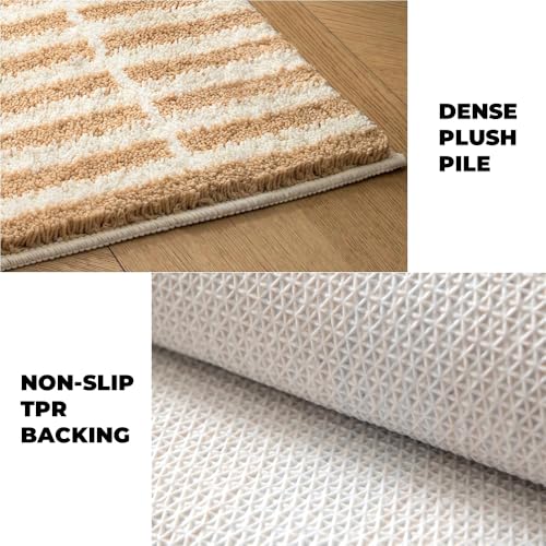 GIB Bathroom Rugs 32x20, Extra Soft Absorbent Bath Mat for Bathroom Floor